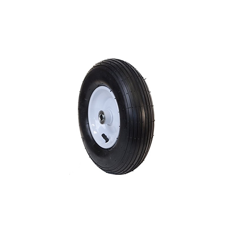 14.2" Wheelbarrow Tire High Quality Tool Car PU Solid Foaming Wheel Black White 