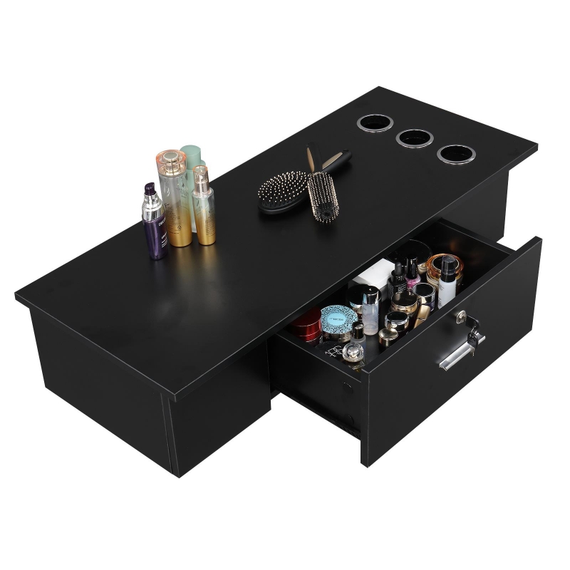 UBesGoo Barber Storage Cabinet Wall Mount Hair Styling ...