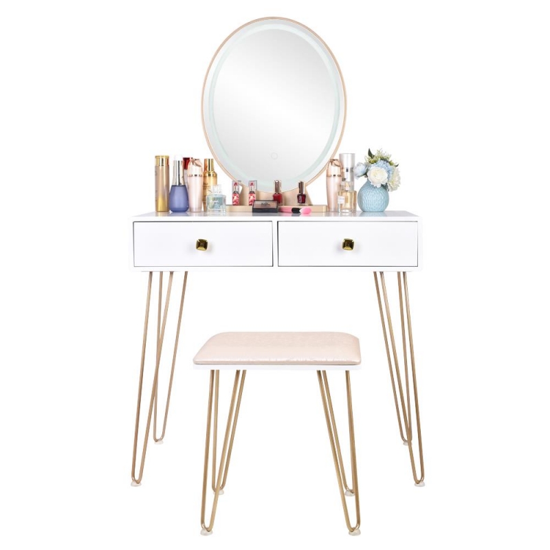 Ubesgoo vanity set with touch screen sales