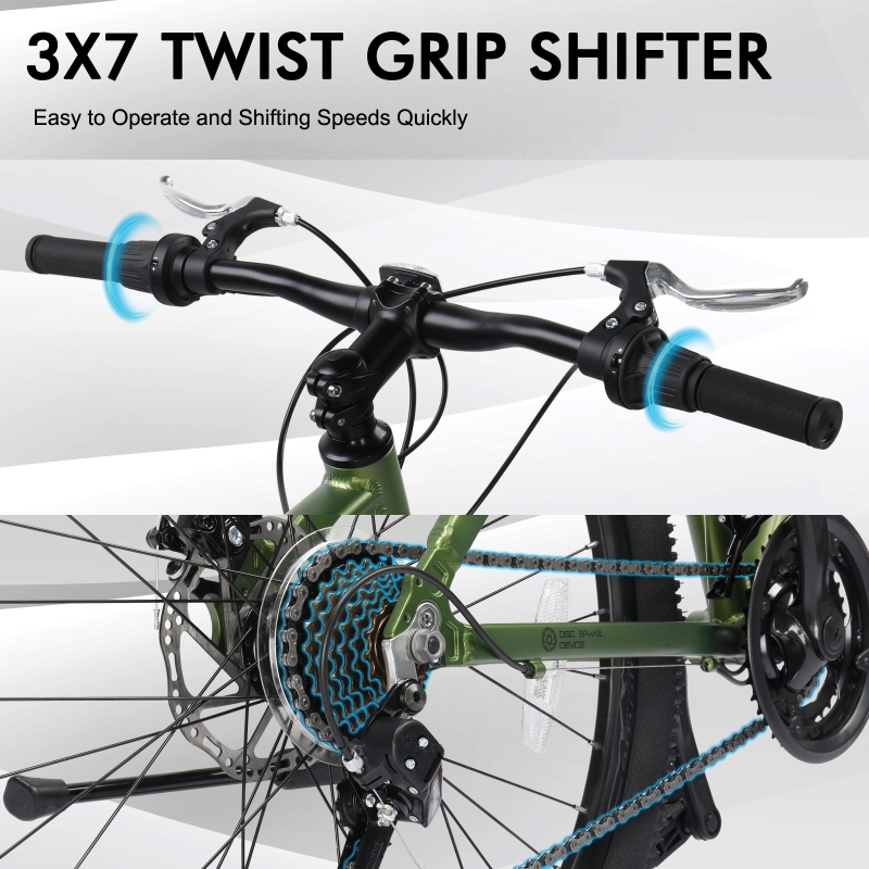 UBesGoo 26in Mountain Bike for Adults, Aluminum Frame Lightweight