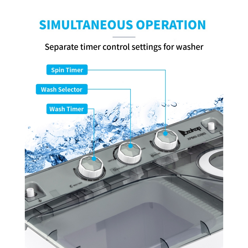 E. ENERGY WASH PACK 2個セット Top Load Compact Twin Tub Wash Machine (pes-H01-1669A) for sale