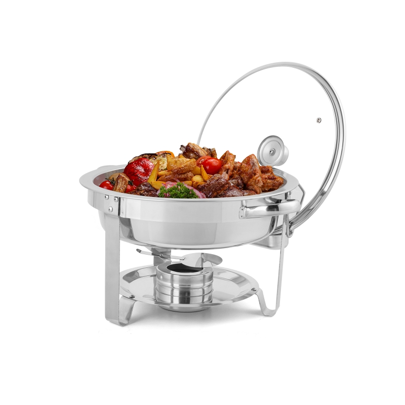 ROVSUN 5 Quart Chafing Dish Buffet Set, Full Size Stainless Steel